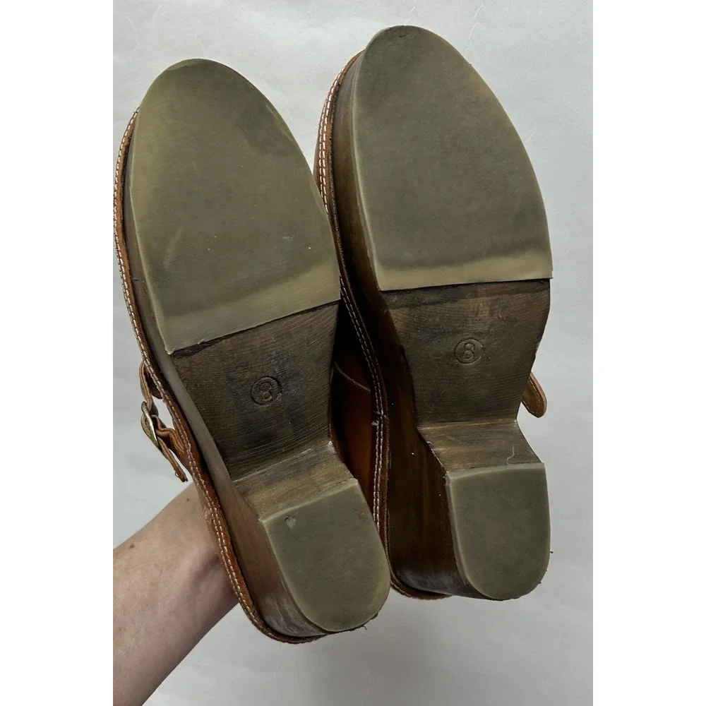 Urban Outfitters Ecote Womens Size 8 Brown Mary Jane Heels